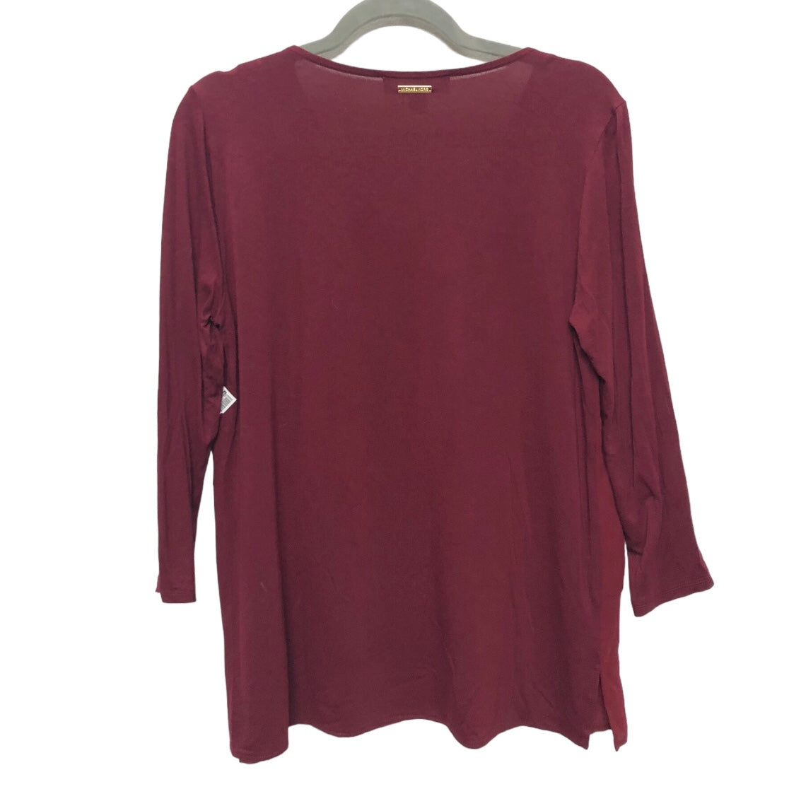 Top Long Sleeve By Michael By Michael Kors In Red, Size: M