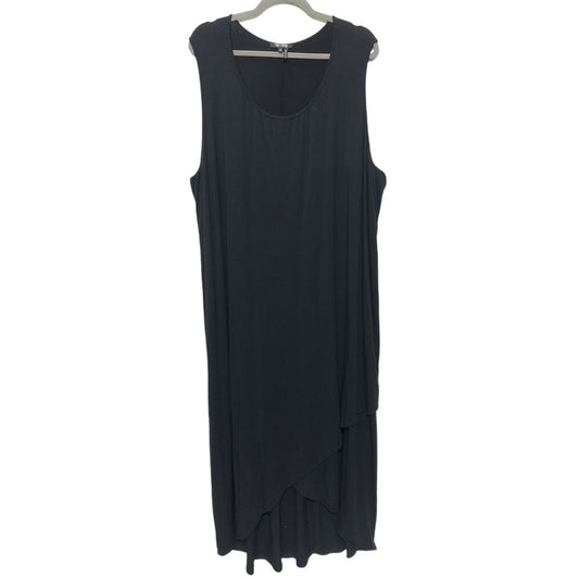 Dress Casual Maxi By Nic + Zoe In Black, Size: 3x