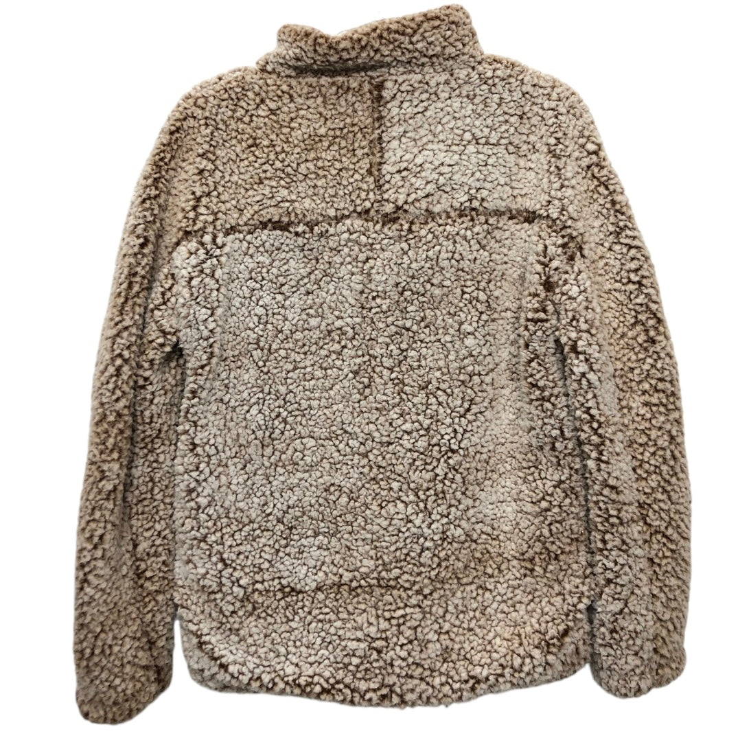 Jacket Faux Fur & Sherpa By Altard State In Brown & Cream, Size: S