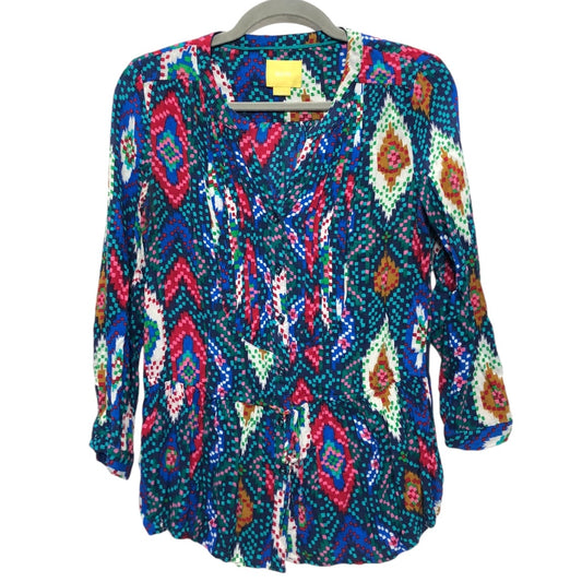 Top Long Sleeve By Maeve In Multi-colored, Size: 2