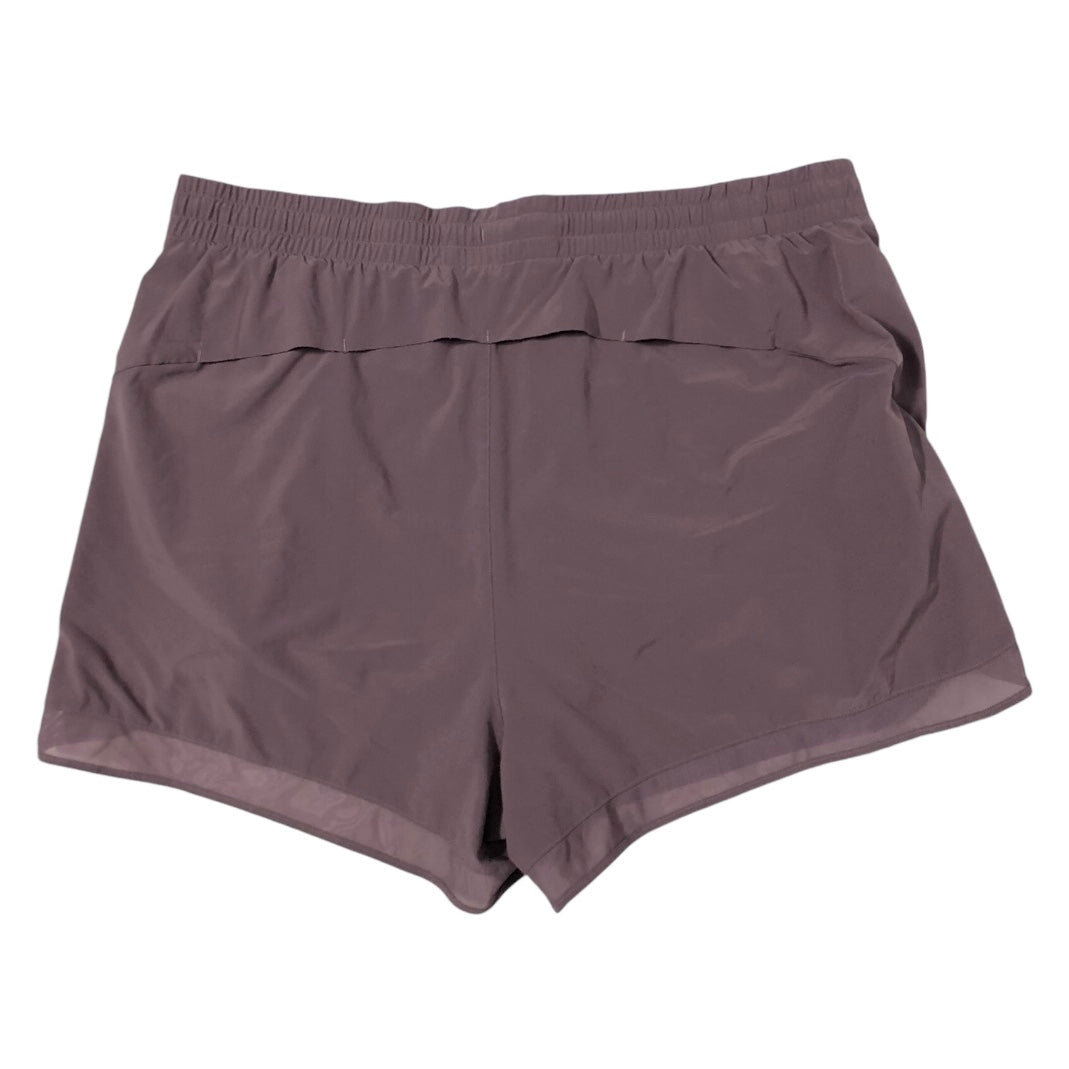 Athletic Shorts By Athleta In Purple, Size: 2x