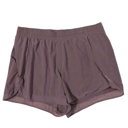 Athletic Shorts By Athleta In Purple, Size: 2x