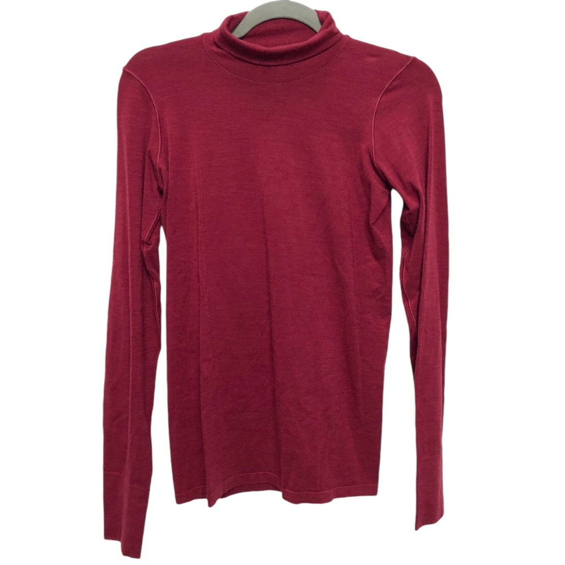 Athletic Top Long Sleeve Collar By Athleta In Red, Size: M