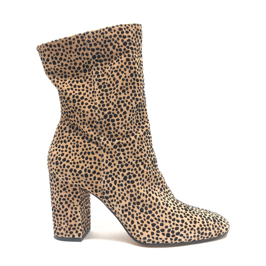 Boots Ankle Heels By Jessica Simpson In Animal Print, Size: 8