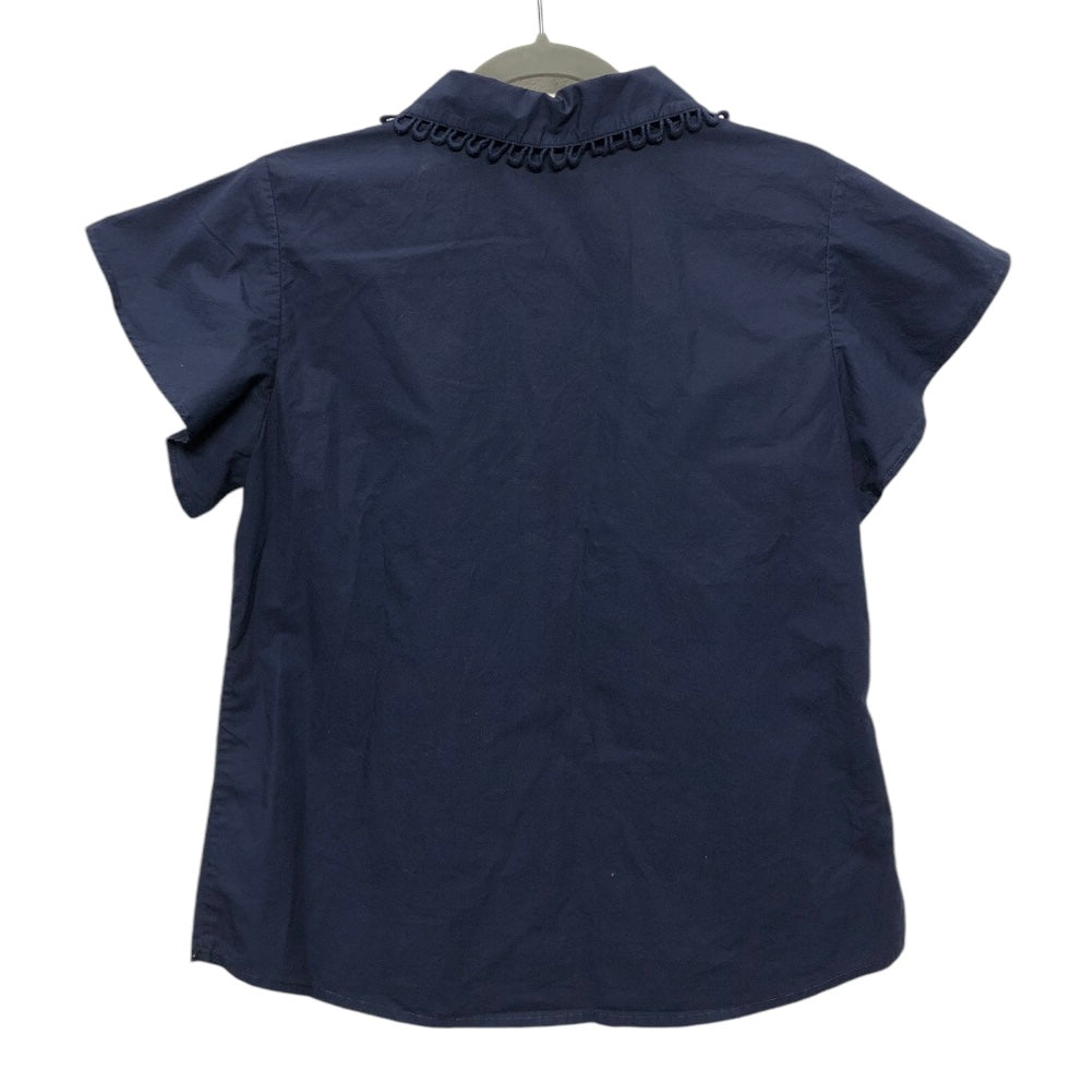 Top Short Sleeve By Draper James In Navy, Size: 6