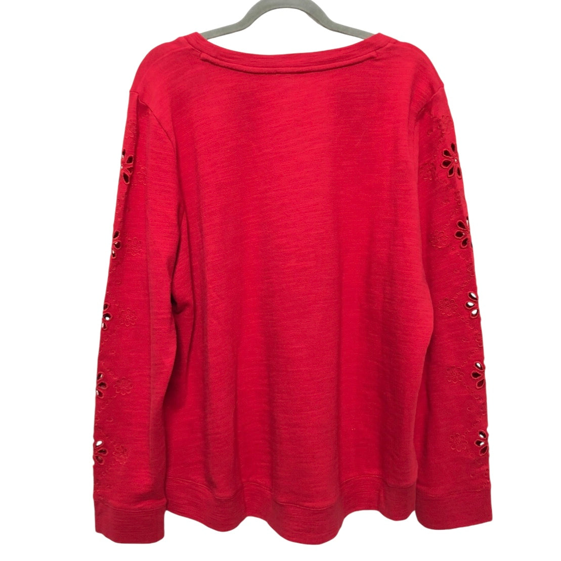 Sweatshirt Crewneck By Talbots In Red, Size: Xl