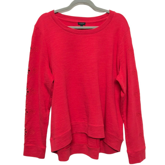 Sweatshirt Crewneck By Talbots In Red, Size: Xl