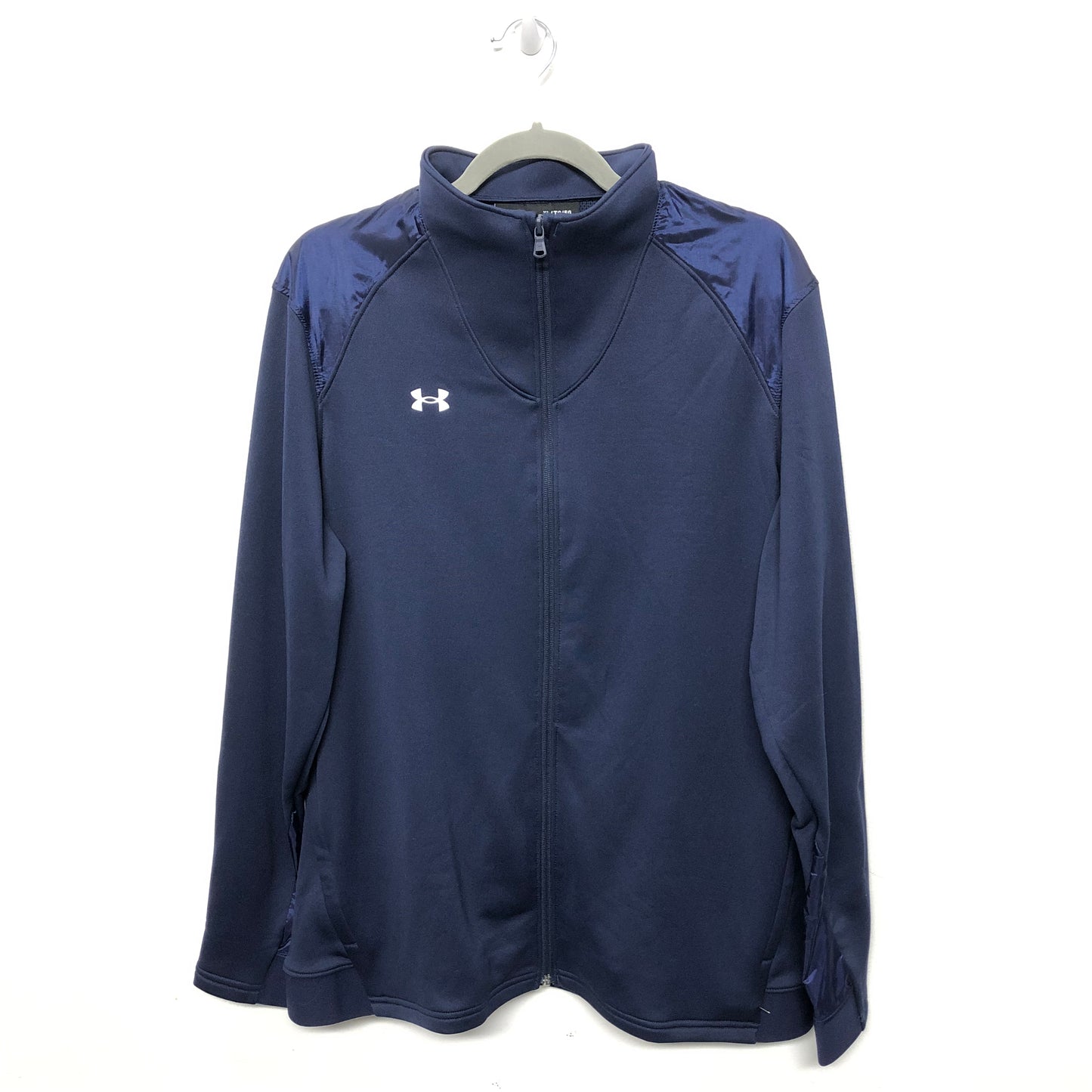 Athletic Jacket By Under Armour In Navy, Size: Xl