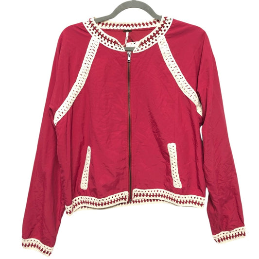 Jacket Other By Free People In Red, Size: L