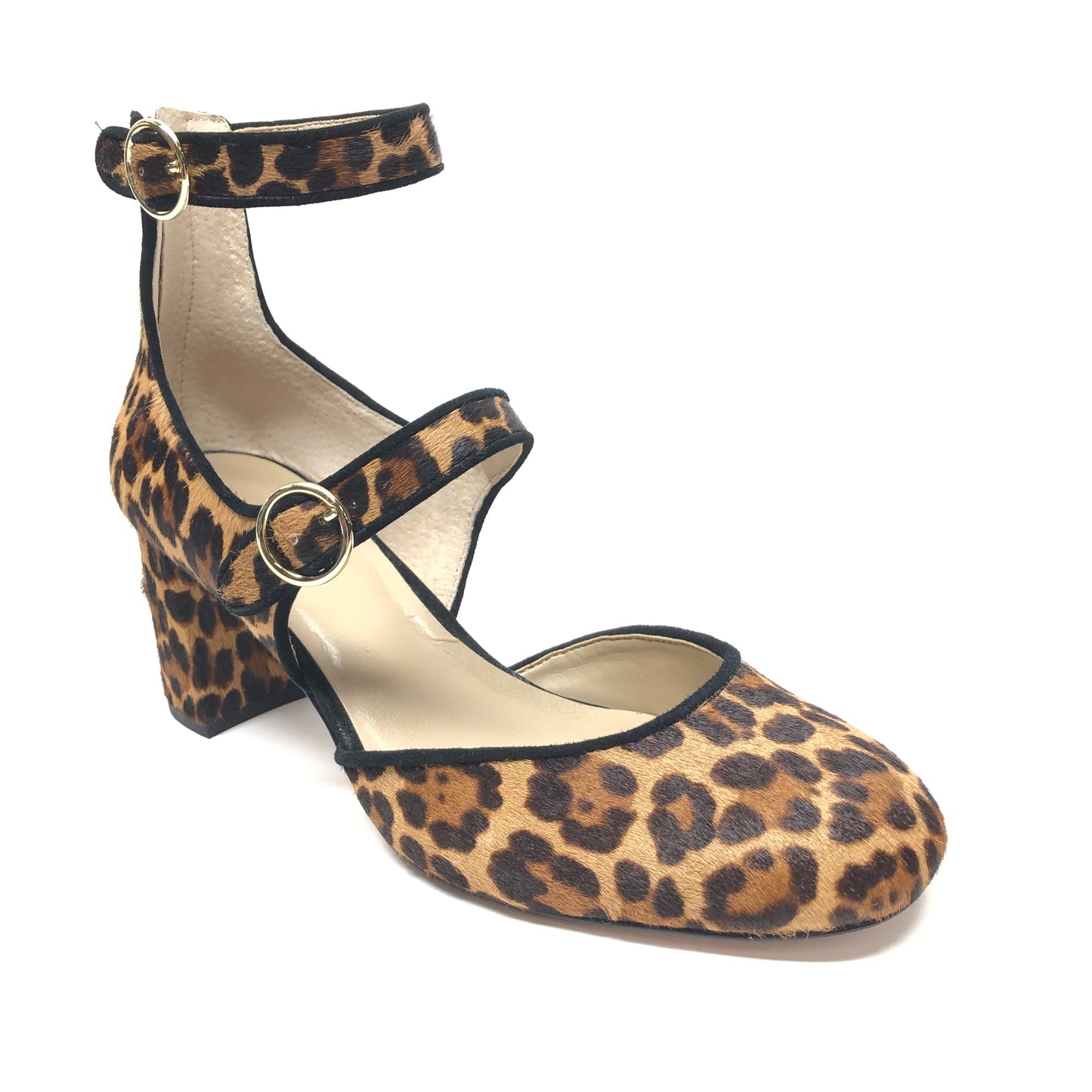 Shoes Heels Block By Ann Taylor In Animal Print, Size: 9.5