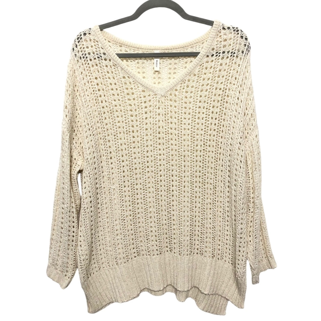 Sweater By Wishlist In Cream, Size: M