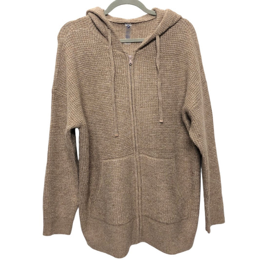 Sweater Cardigan By Lou And Grey In Tan, Size: L