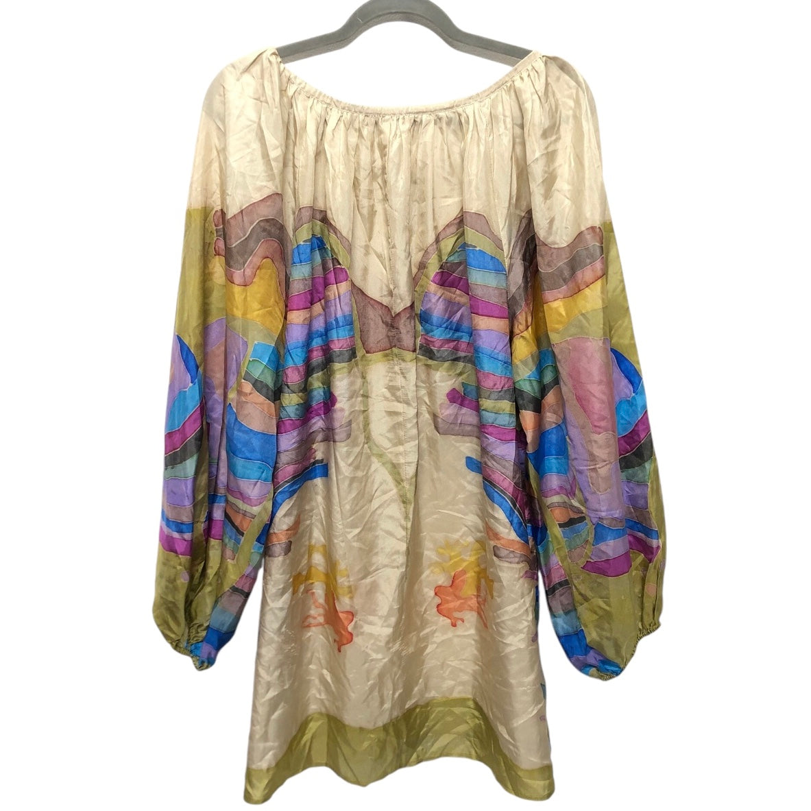 Blouse Long Sleeve By Cmb In Multi-colored, Size: M