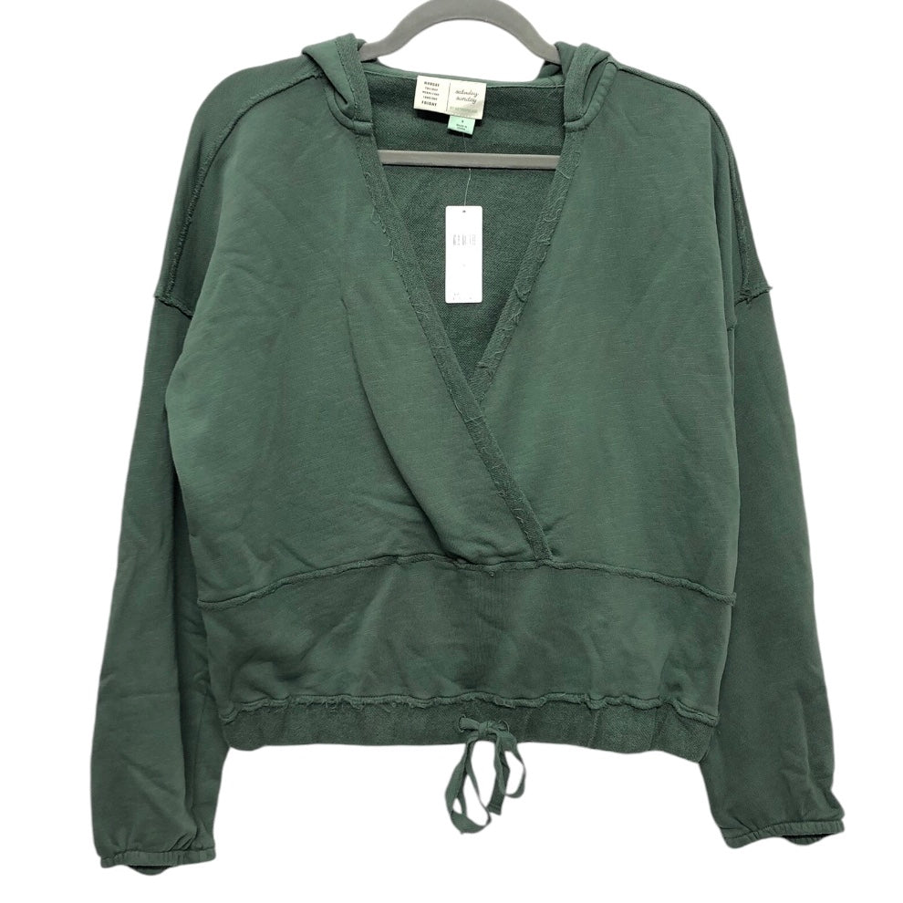 Sweatshirt Hoodie By Saturday/sunday In Green, Size: S