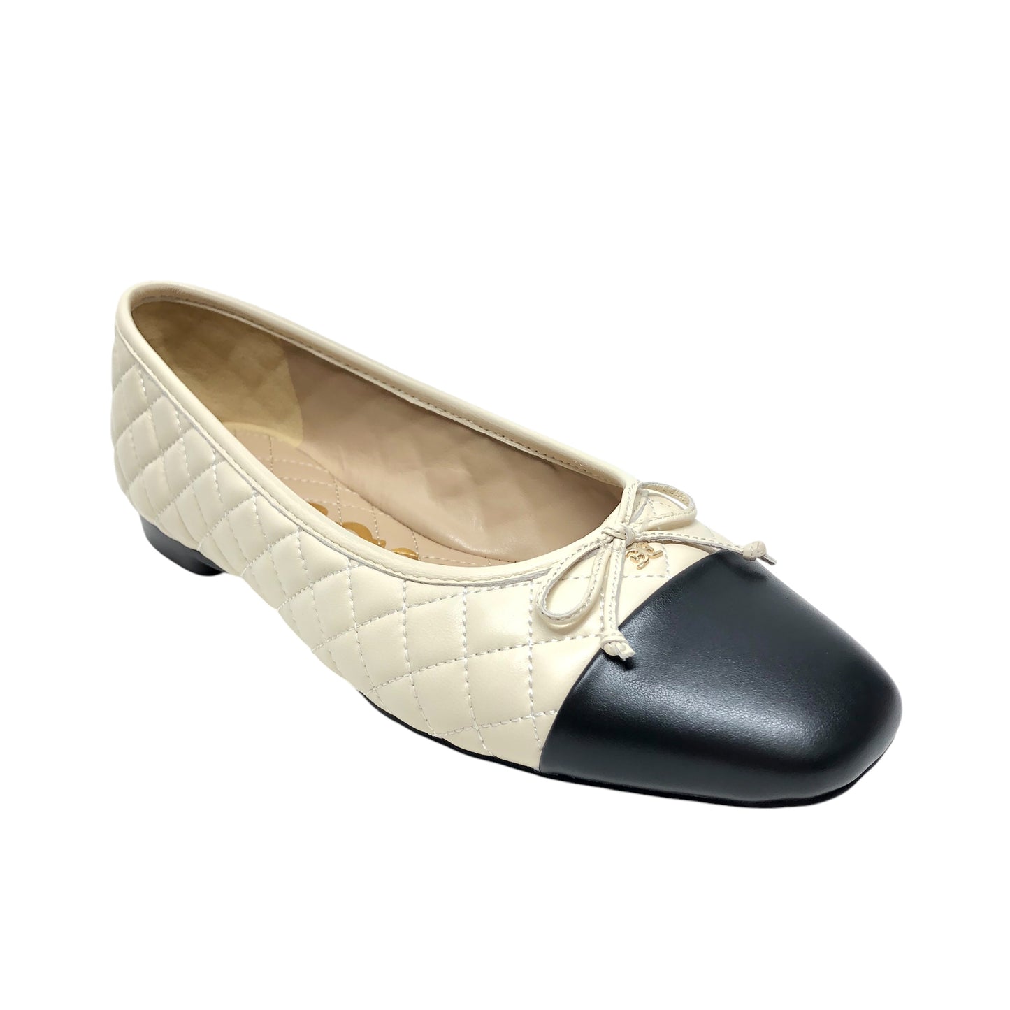 Shoes Flats By Sam Edelman In Black & Cream, Size: 7.5