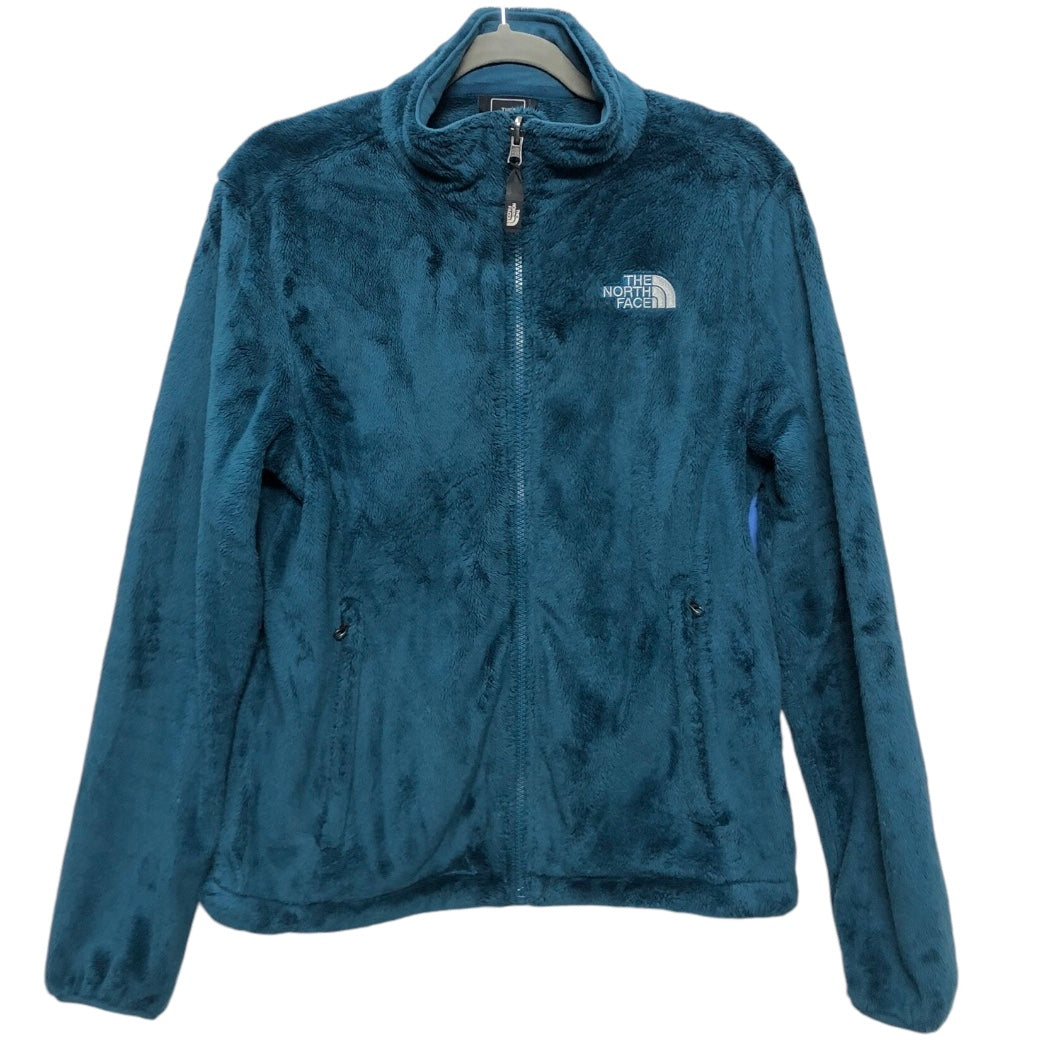 Jacket Faux Fur & Sherpa By The North Face In Teal, Size: M