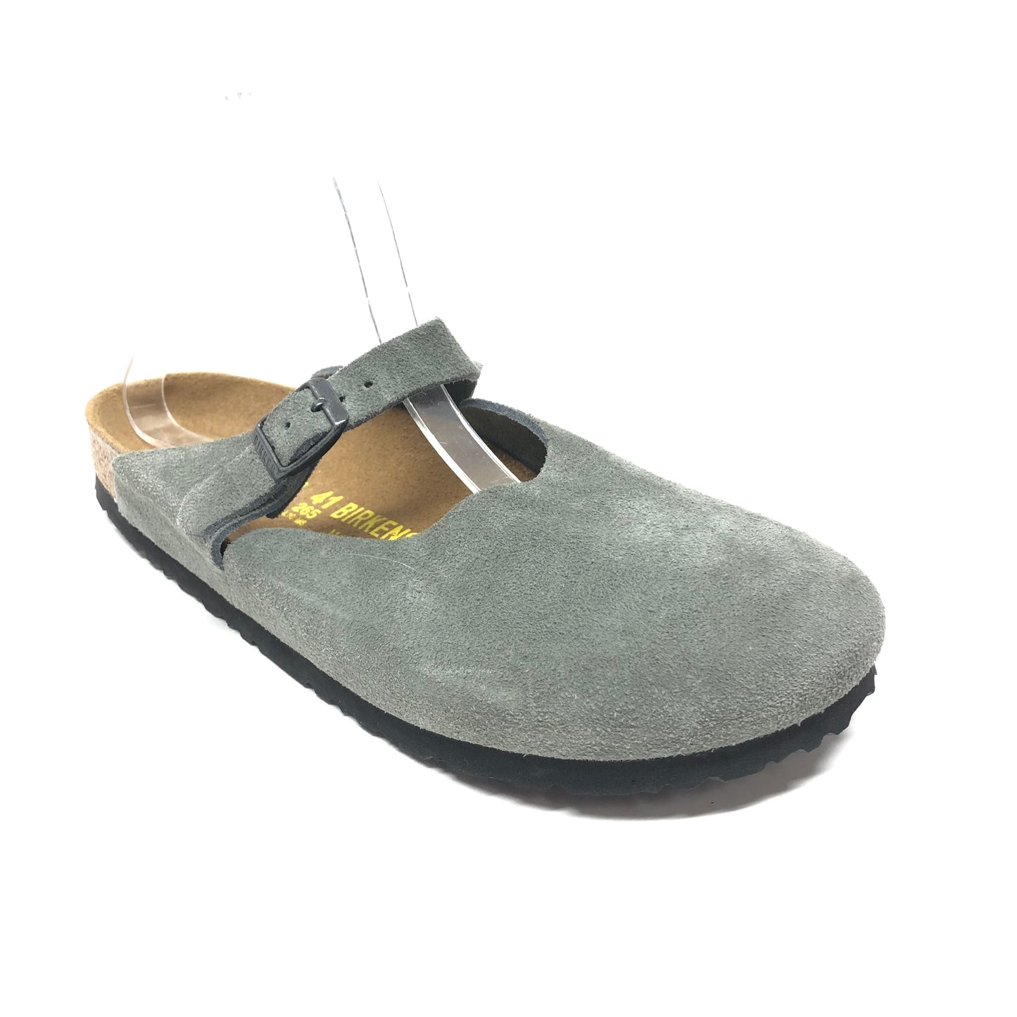 Shoes Flats By Birkenstock In Grey, Size: 10