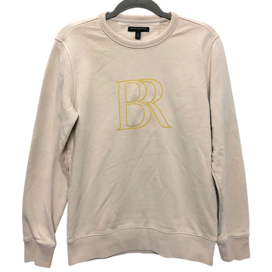 Sweatshirt Crewneck By Banana Republic In Beige, Size: Xs