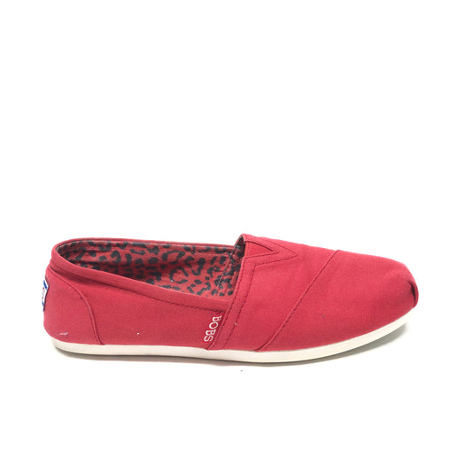 Shoes Flats By Bobs In Red, Size: 7