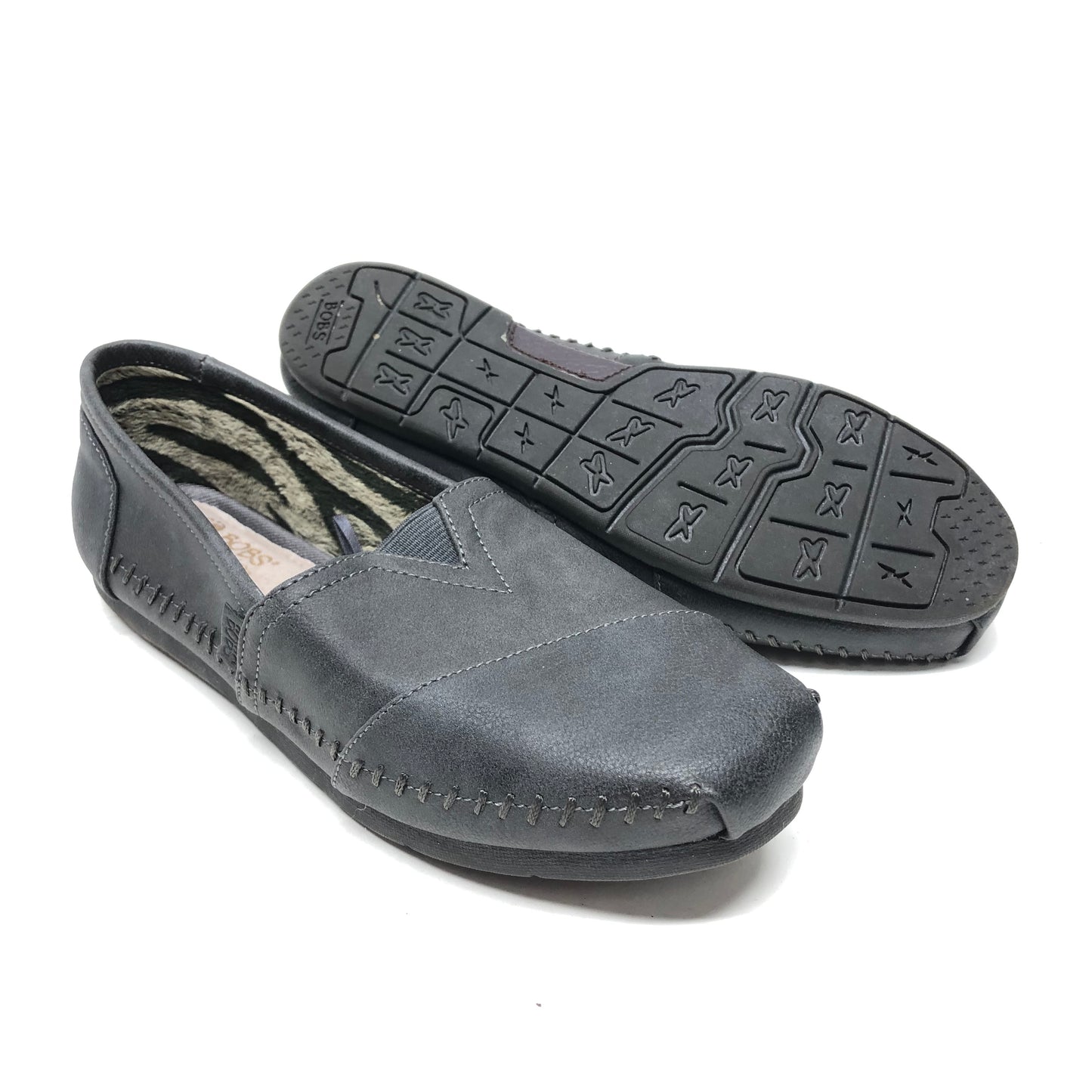 Shoes Flats By Bobs In Grey, Size: 7