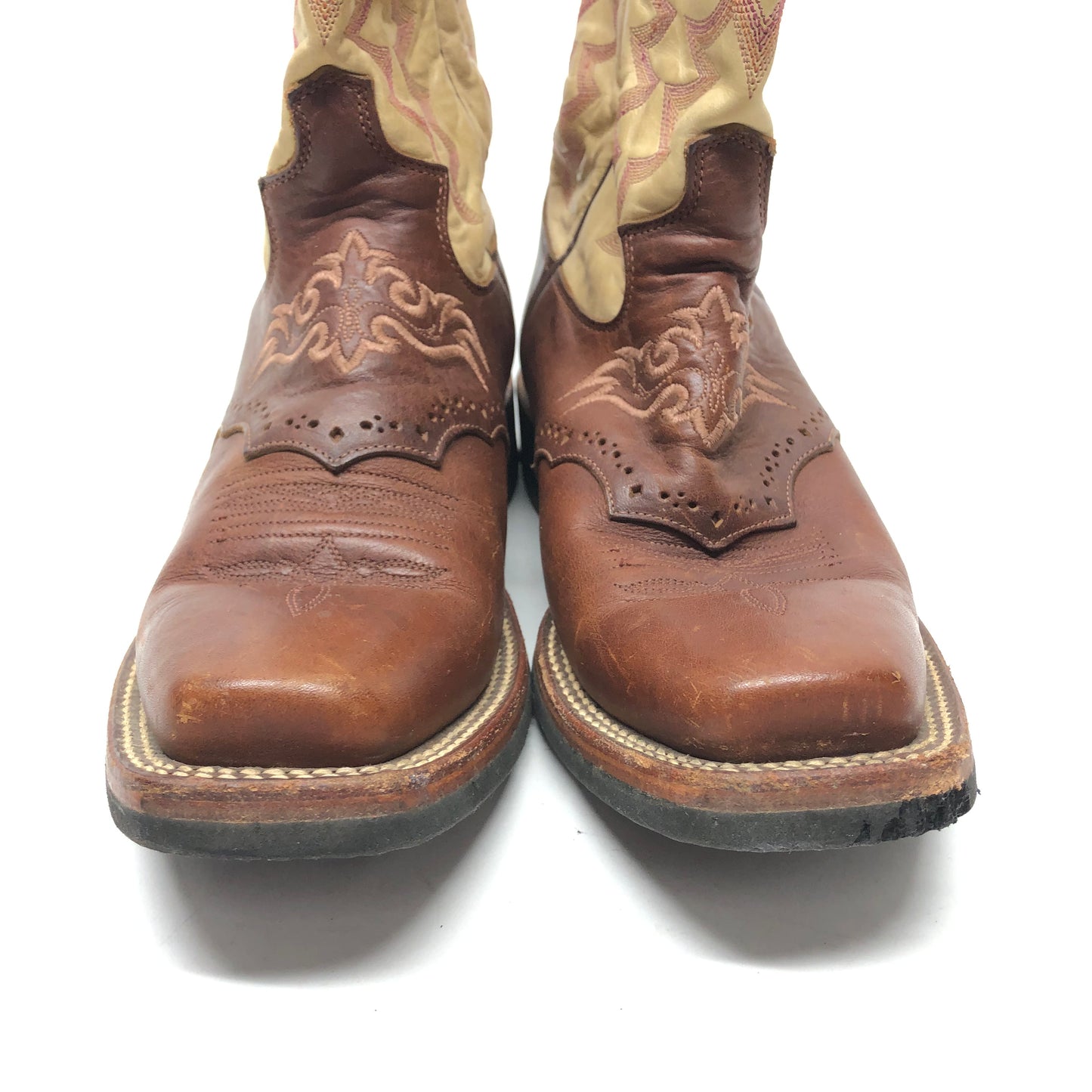 Boots Western By Justin In Brown, Size: 9