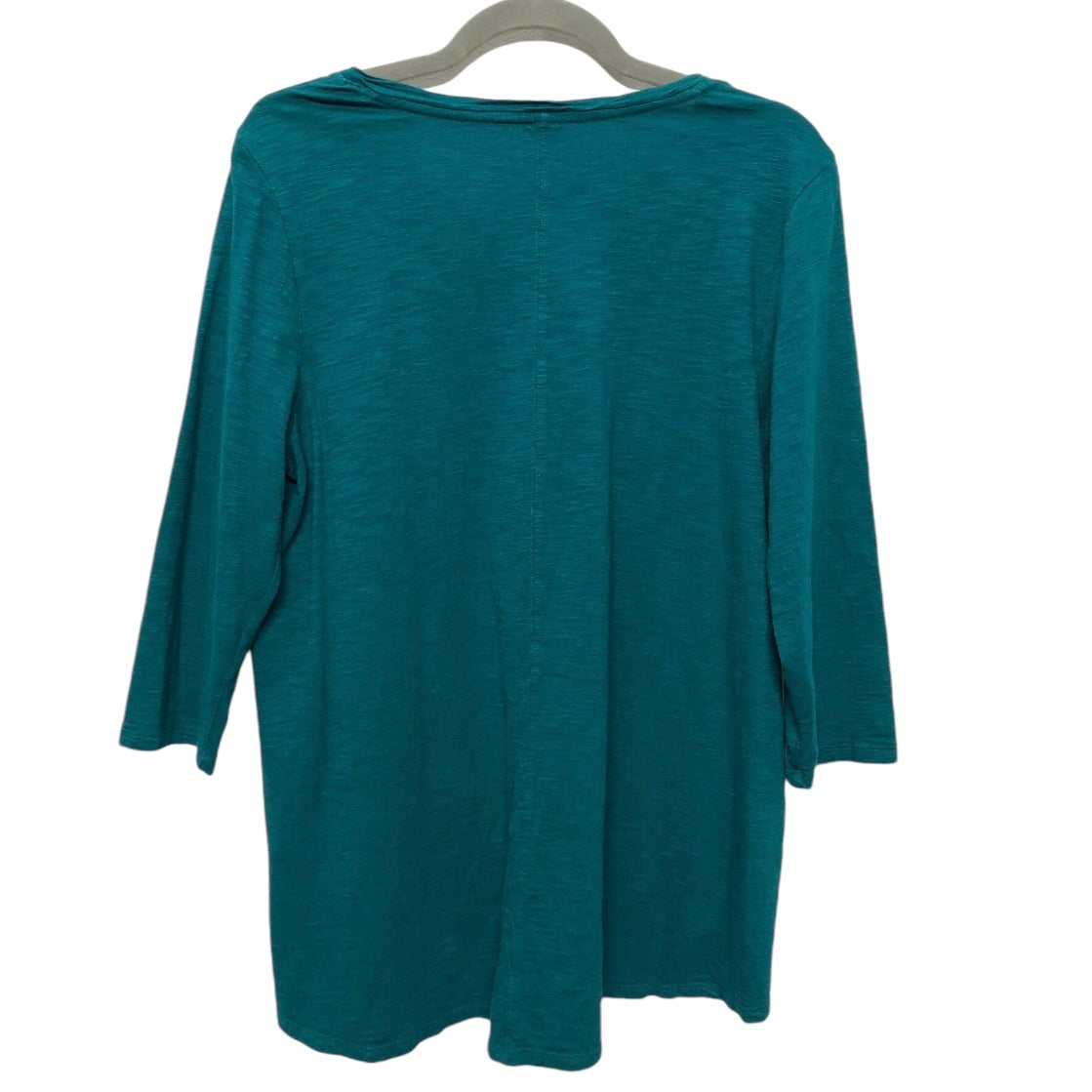 Top 3/4 Sleeve By Chicos In Teal, Size: L