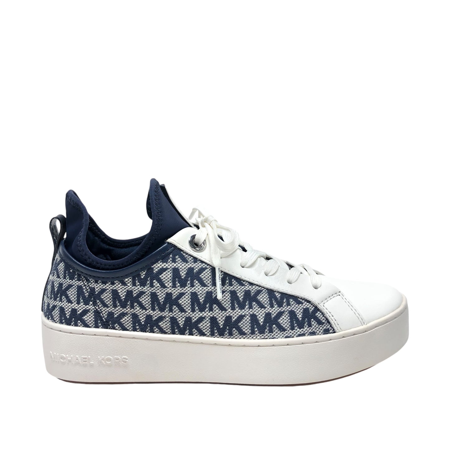 Shoes Sneakers By Michael By Michael Kors In Blue & White, Size: 6.5