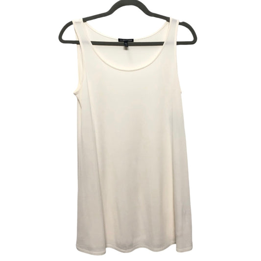 Tank Top By Eileen Fisher In Cream, Size: Xs