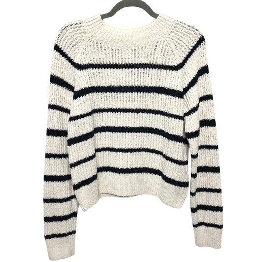 Sweater By Vince In Black & Cream, Size: M