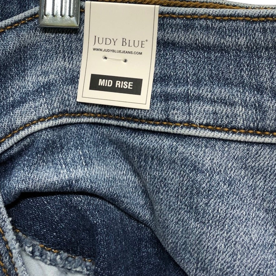 Jeans Straight By Judy Blue In Blue Denim, Size: 24