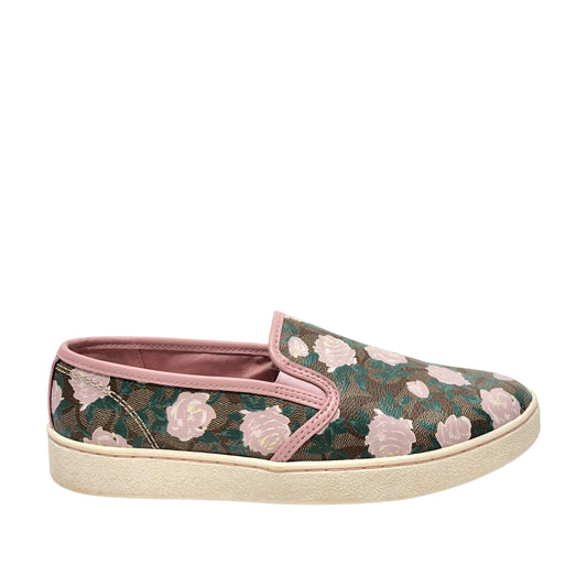 Shoes Designer By Coach In Floral Print, Size: 9.5