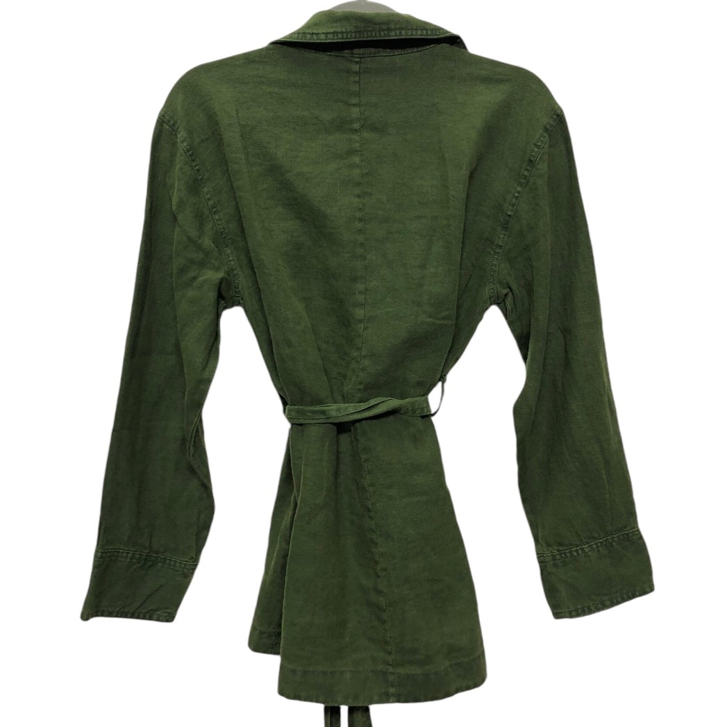 Blazer By Tahari By Arthur Levine In Green, Size: S