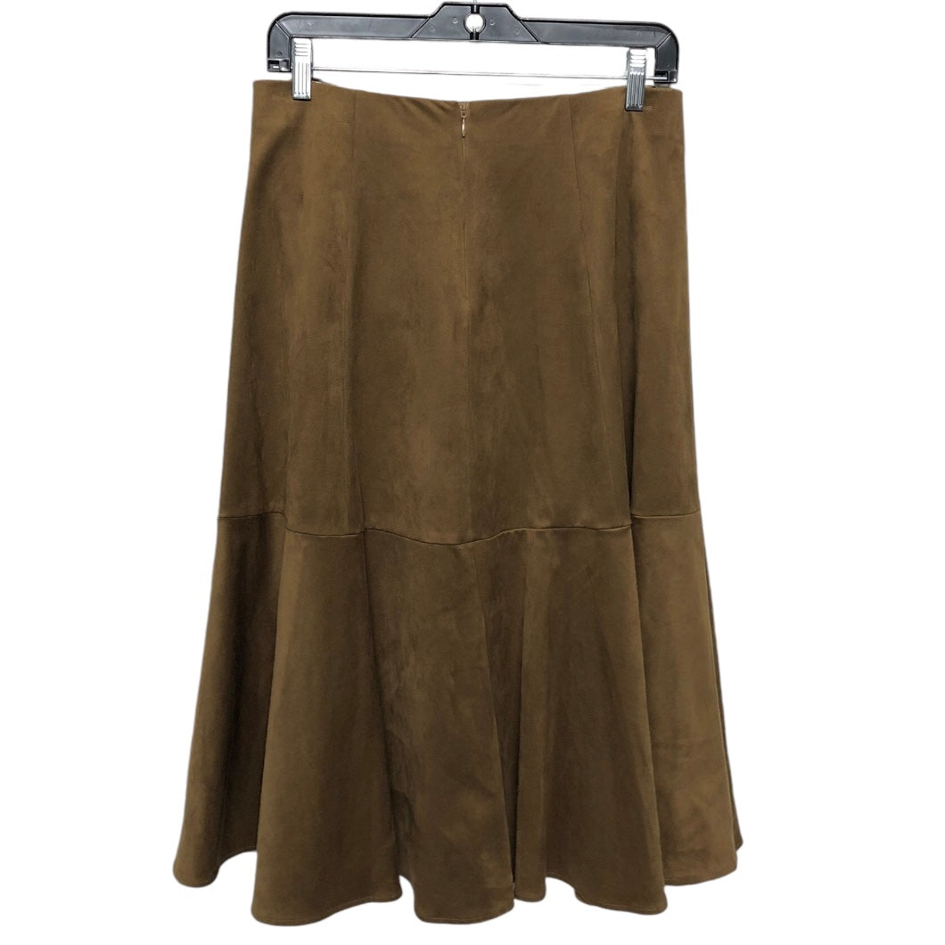 Skirt Midi By Antonio Melani In Tan, Size: 4