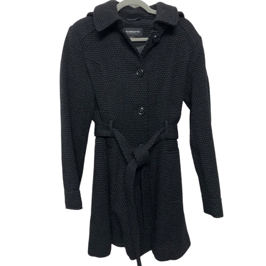 Coat Peacoat By Liz Claiborne In Black, Size: M