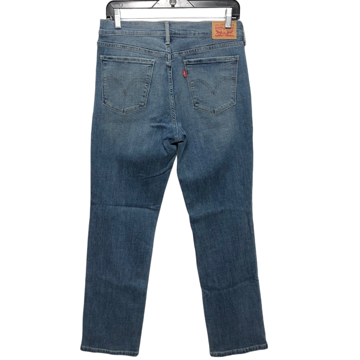 Jeans Straight By Levis In Blue Denim, Size: 6