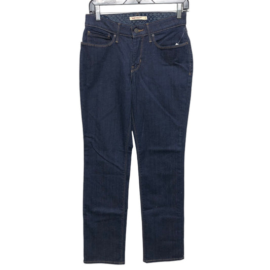 Jeans Straight By Levis In Blue Denim, Size: 4