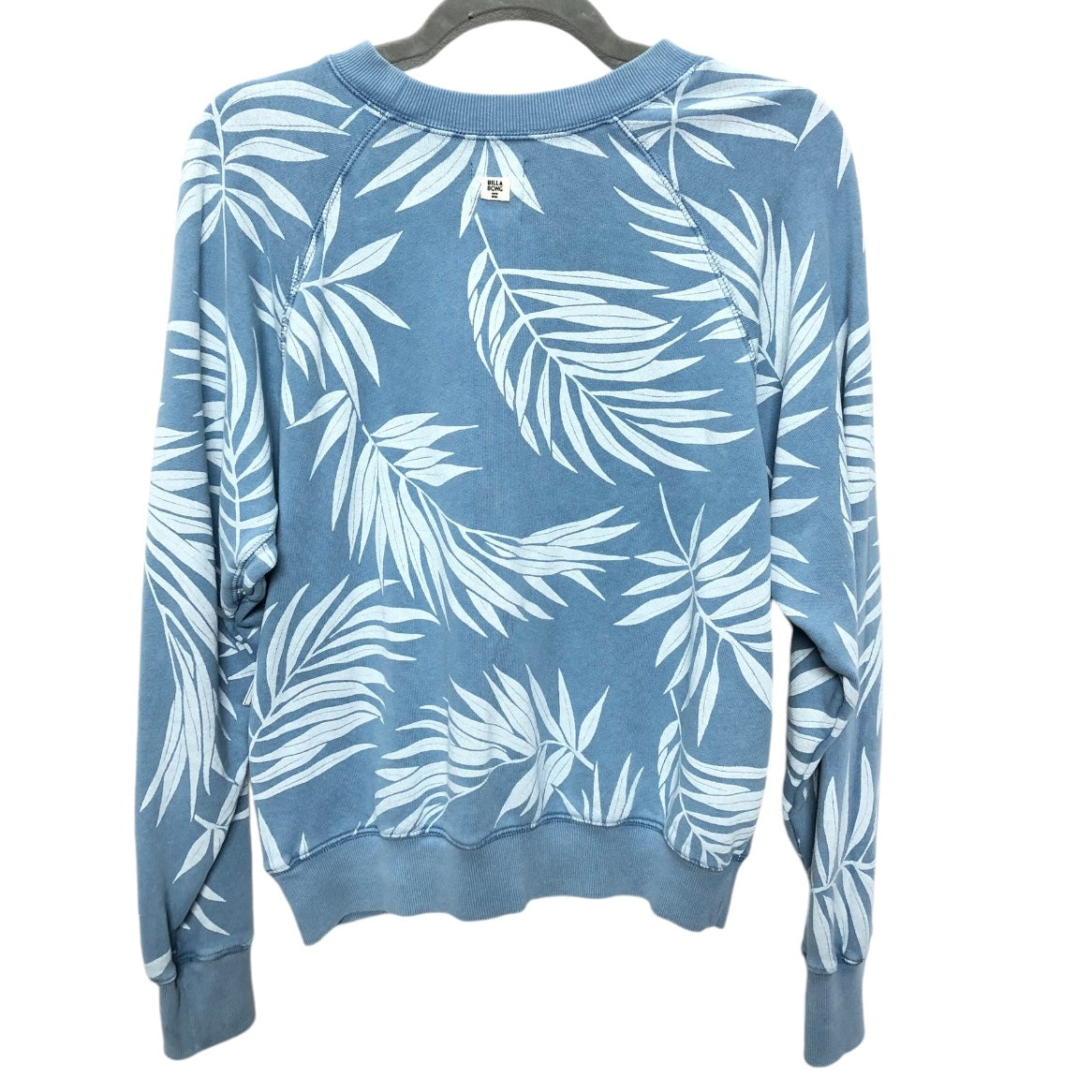 Sweatshirt Crewneck By Billabong In Blue & White, Size: M