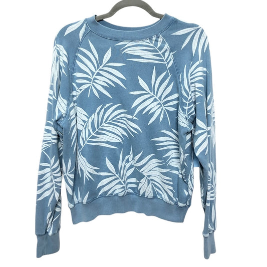 Sweatshirt Crewneck By Billabong In Blue & White, Size: M