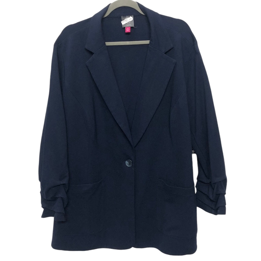 Blazer By Vince Camuto In Blue, Size: 3x