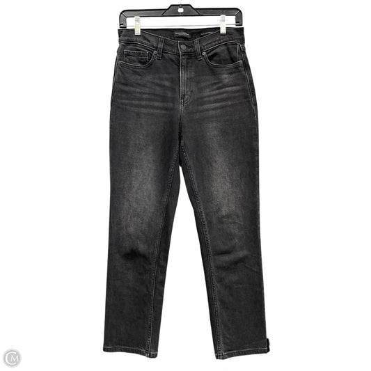 Jeans Straight By Banana Republic In Grey Denim, Size: 4