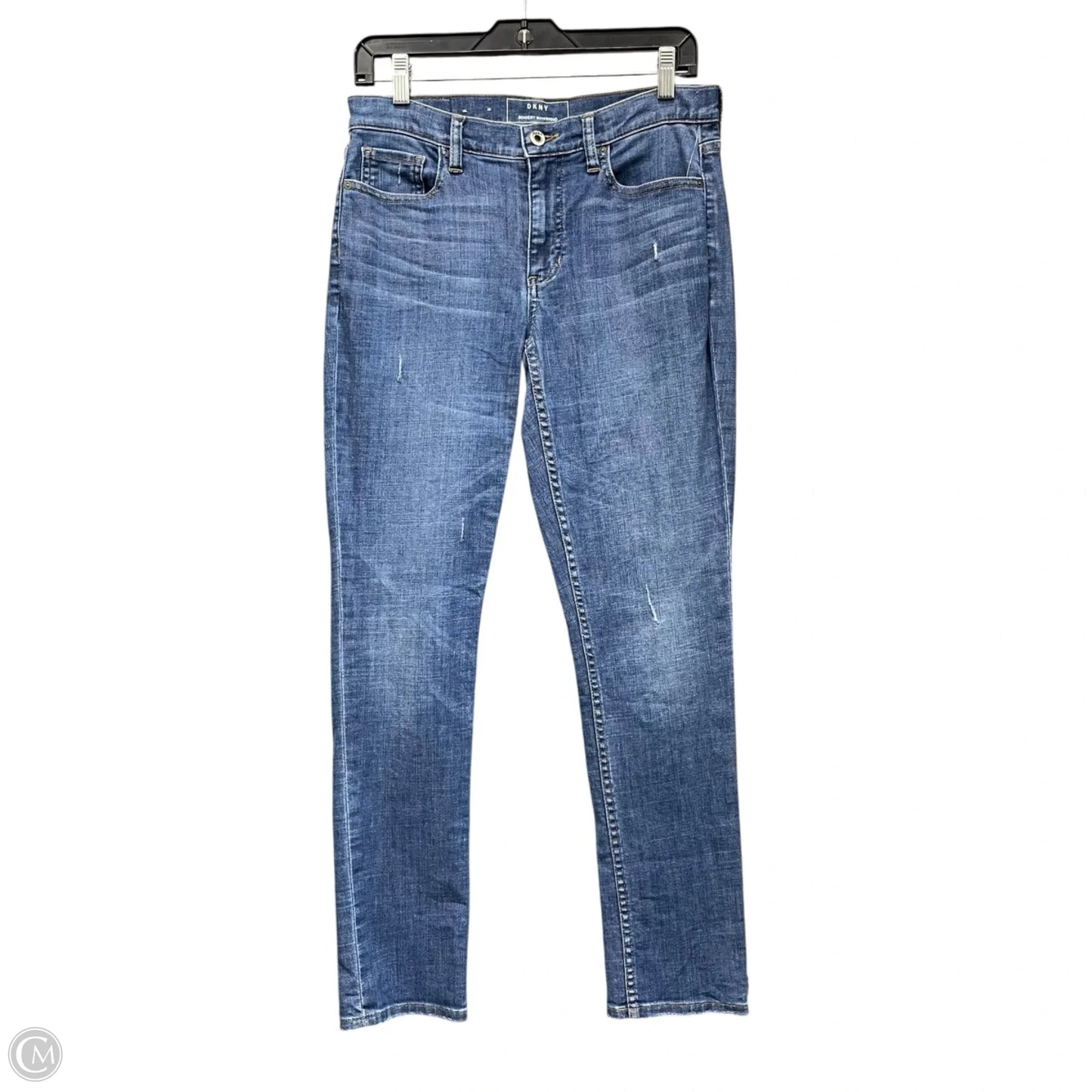 Jeans Boyfriend By Dkny In Blue Denim, Size: 2