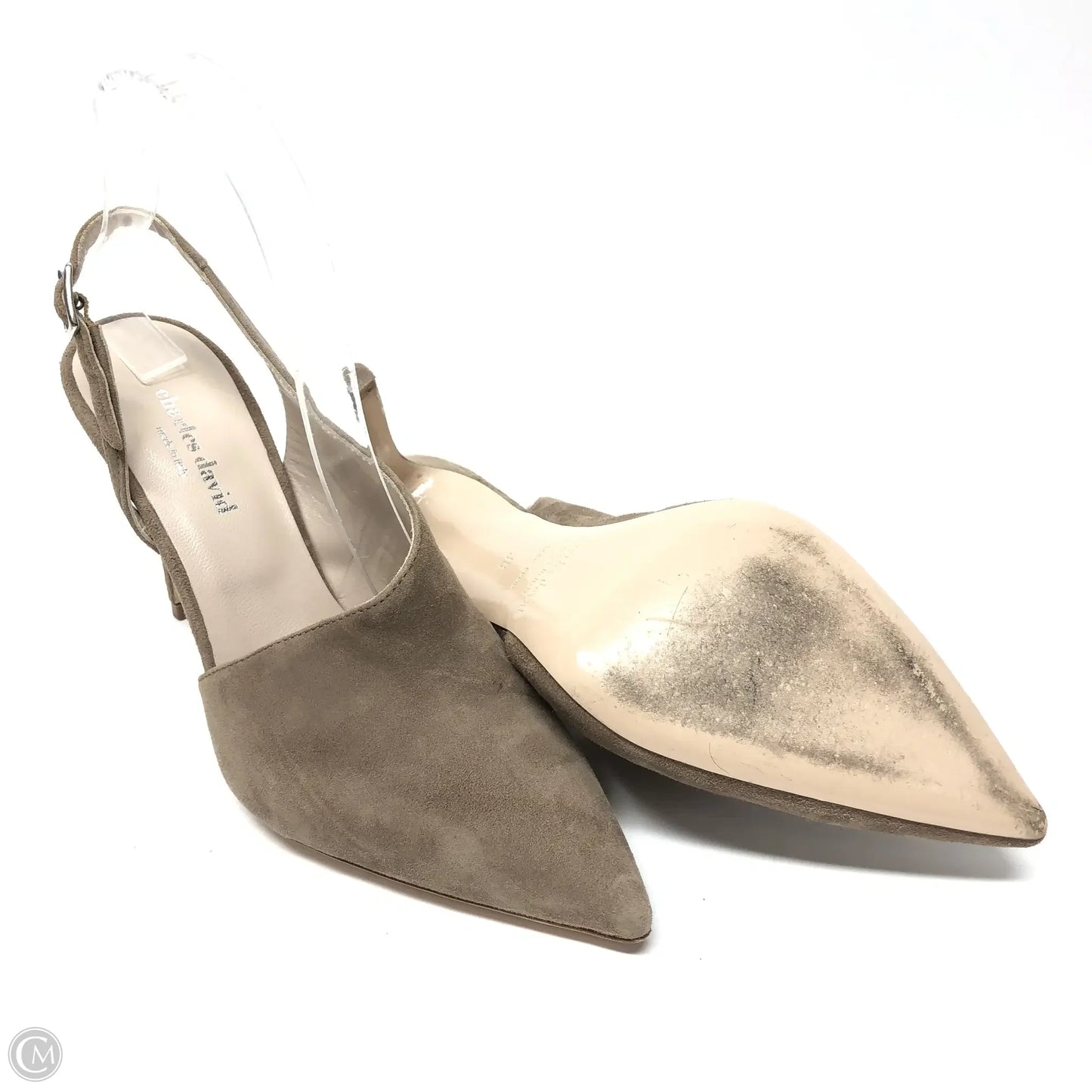 Shoes Heels Block By Charles David In Taupe, Size: 7.5