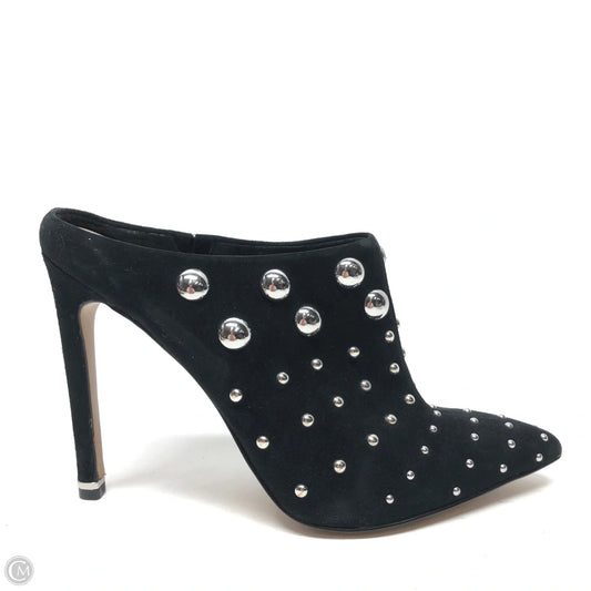 Shoes Heels Stiletto By Kenneth Cole In Black & Silver, Size: 8.5