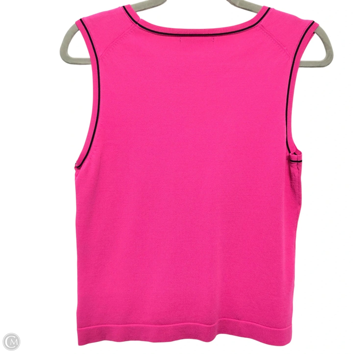 Tank Top Designer By Karl Lagerfeld In Pink, Size: S