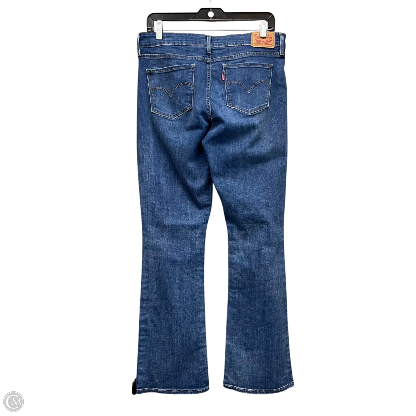 Jeans Boot Cut By Levis In Blue Denim, Size: 12