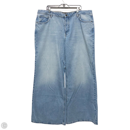 Jeans Wide Leg By Fashion Nova In Blue Denim, Size: 20