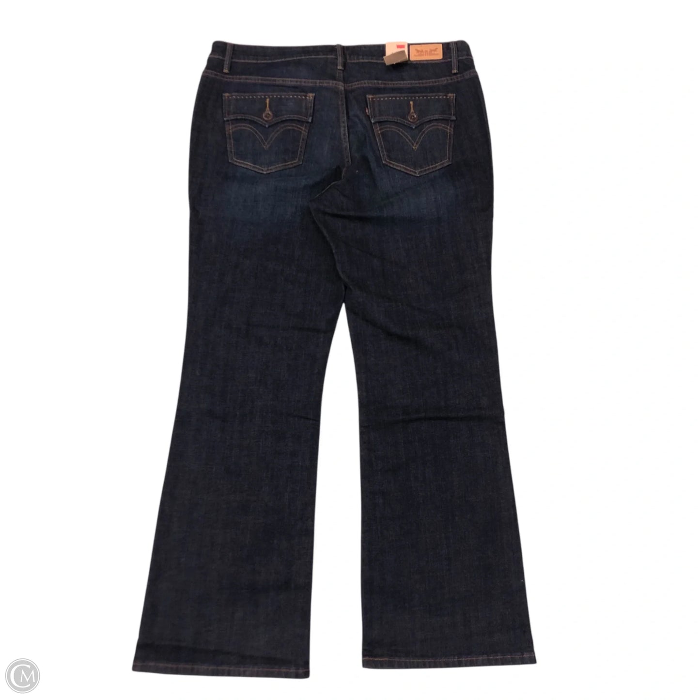 Jeans Boot Cut By Levis In Blue Denim, Size: 16