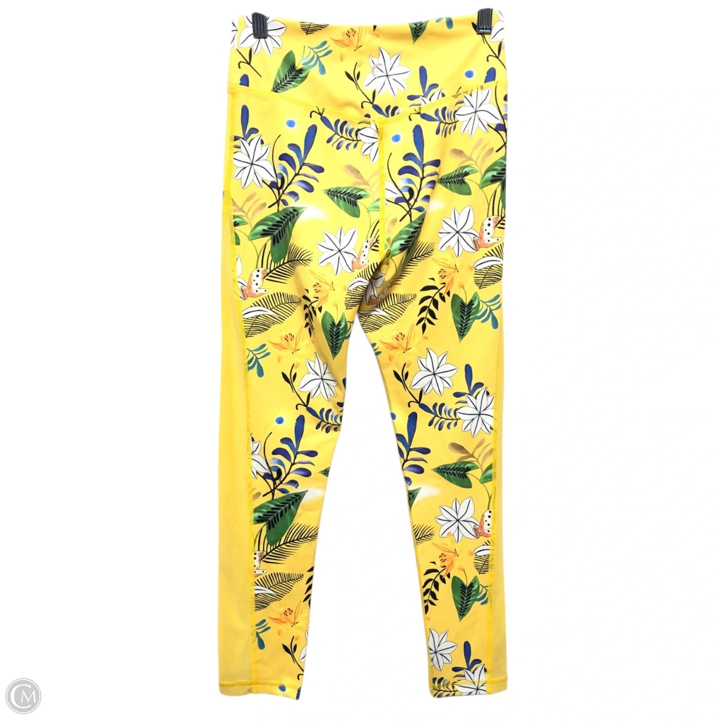 Athletic Leggings By Zyia In Yellow, Size: 4