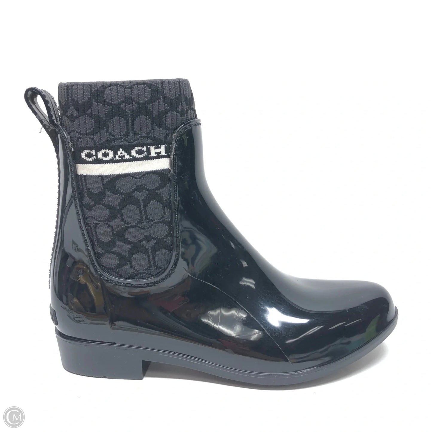 Boots Designer By Coach In Black, Size: 6
