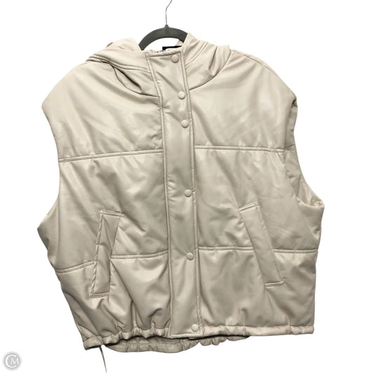 Vest Puffer & Quilted By Cmc In Cream, Size: Osfm